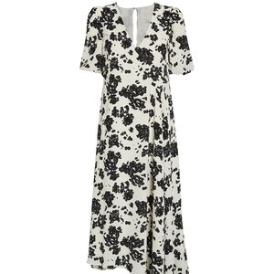 Notes Du Nord assymetrical orchid dress NWT